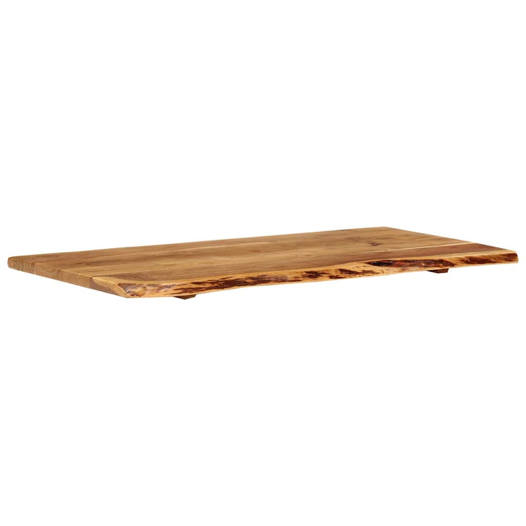 Bathroom Vanity Top Solid Acacia Wood 100x52x2,5 cm