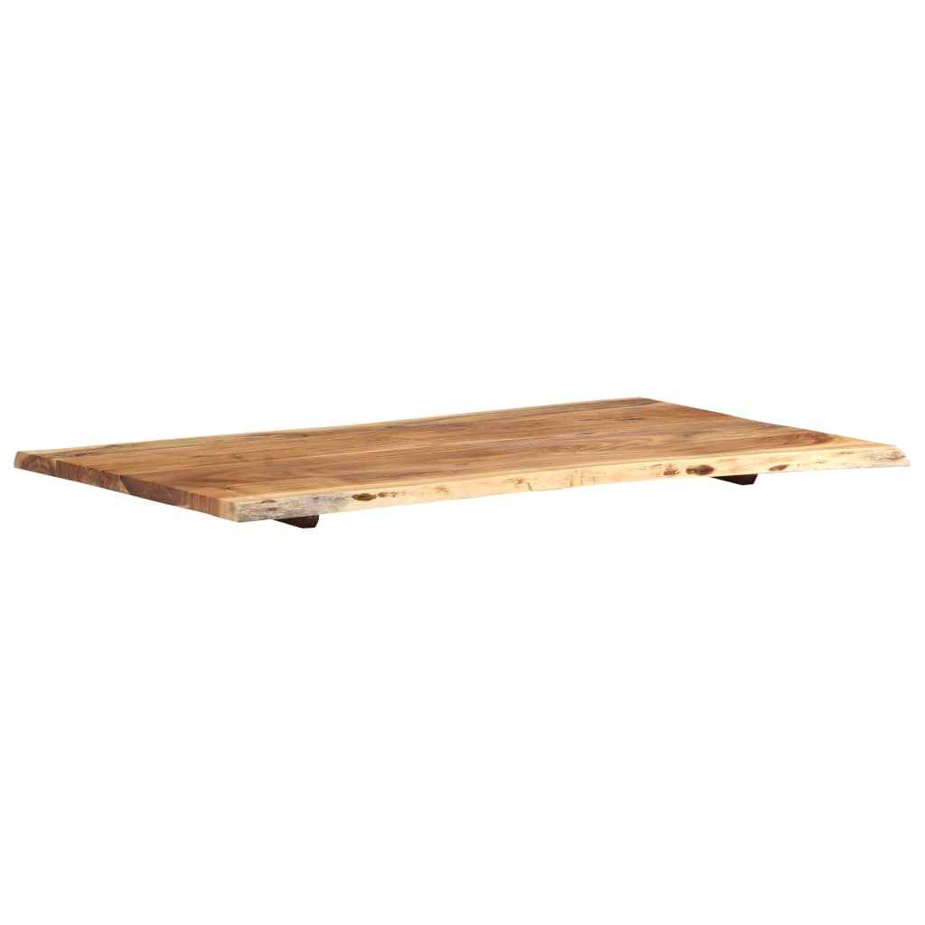 286331 vidaXL Table Top Solid Acacia Wood 100x(50-60)x2,5 cm