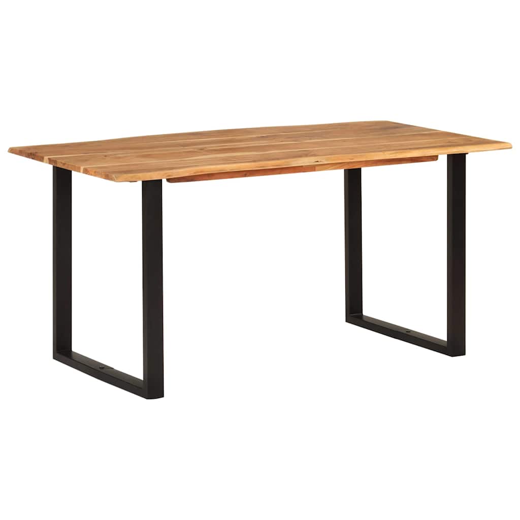 286473 vidaXL Dining Table 154x80x76 cm Solid Acacia Wood