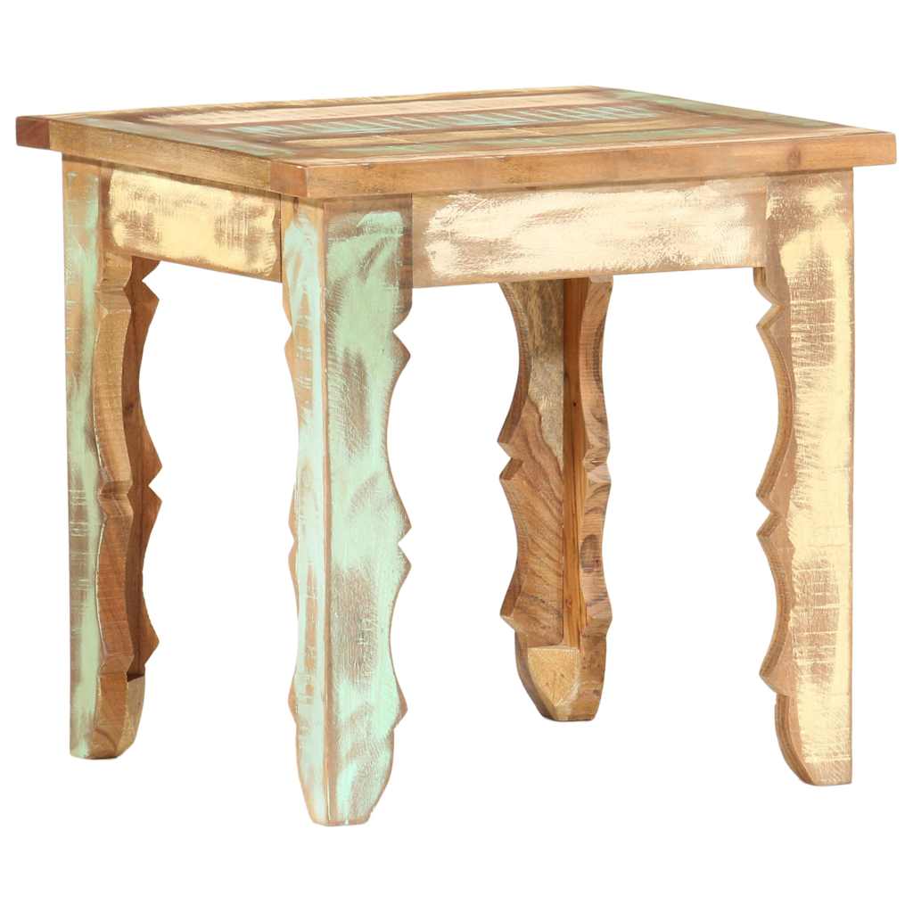 286486 vidaXL Coffee Table 40x40x40 cm Solid Reclaimed Wood