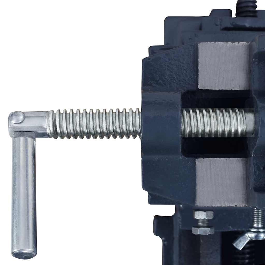 145384 vidaXL Manually Operated Cross Slide Drill Press Vice 127 mm