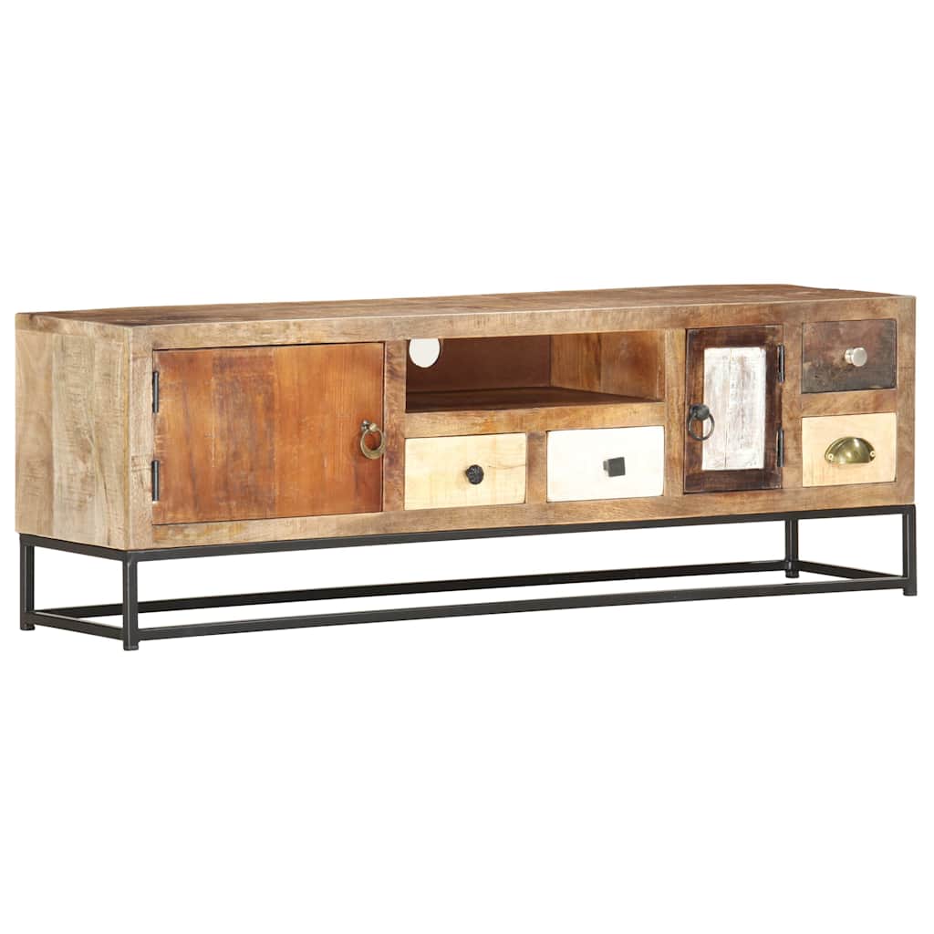 286506 vidaXL TV Cabinet 120x30x40 cm Solid Reclaimed Wood