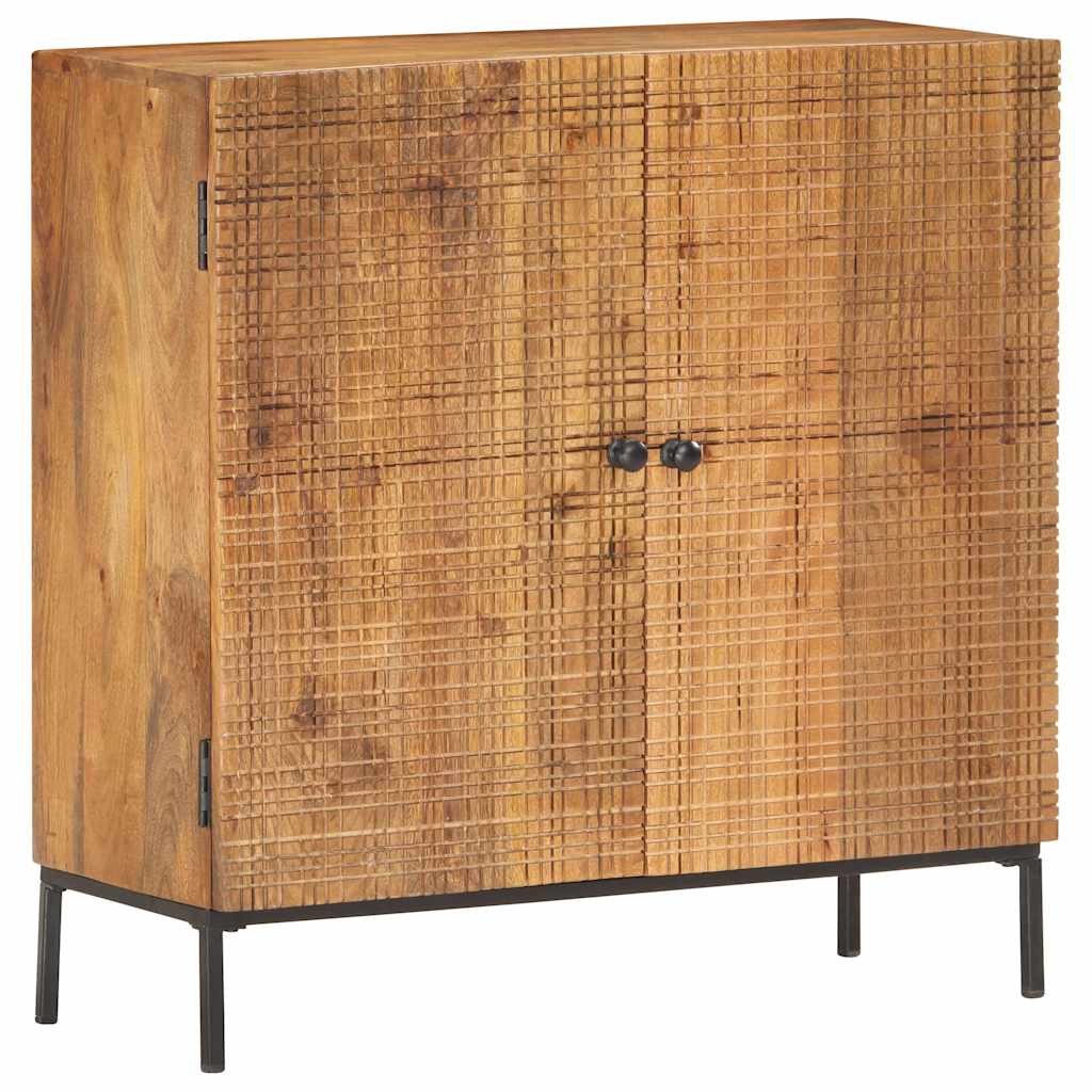 286558 vidaXL Sideboard 75x30x75 cm Solid Mango Wood