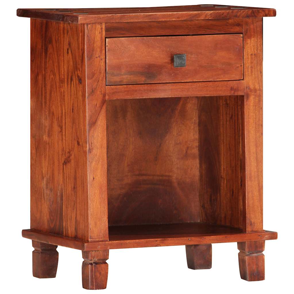 286265 vidaXL Bedside Cabinet 40x30x50 cm Solid Acacia Wood