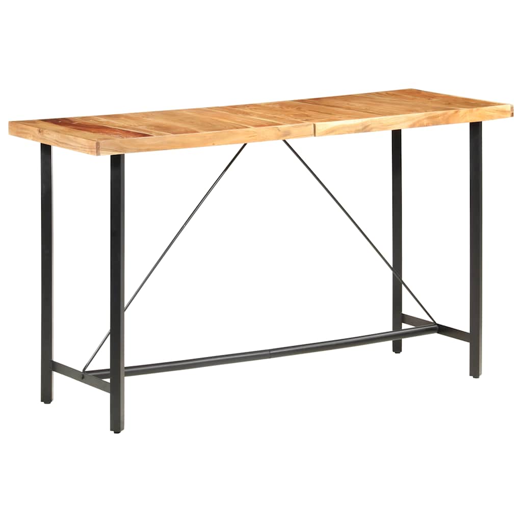 286596 vidaXL Bar Table 180x70x107 cm Solid Acacia Wood