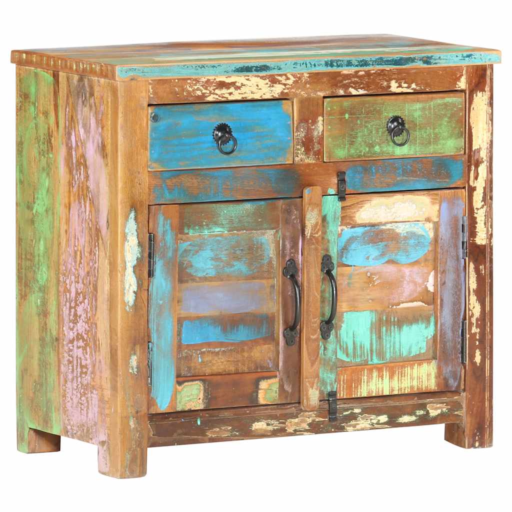 287490 vidaXL Sideboard 70x35x65 cm Solid Reclaimed Wood