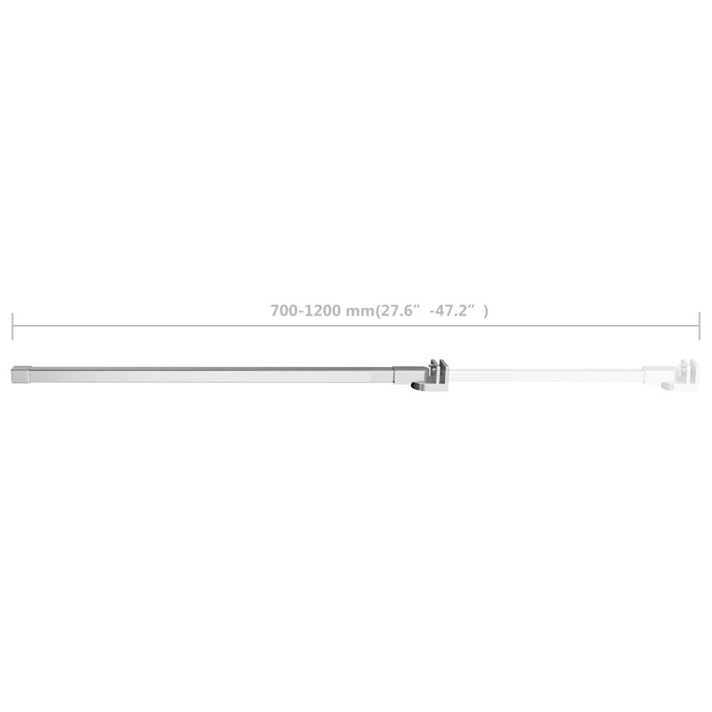 146229 vidaXL Support Arm for Bath Enclosure Stainless Steel 70-120 cm
