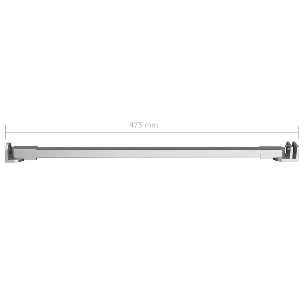 146230 vidaXL Support Arm for Bath Enclosure Stainless Steel 47,5 cm