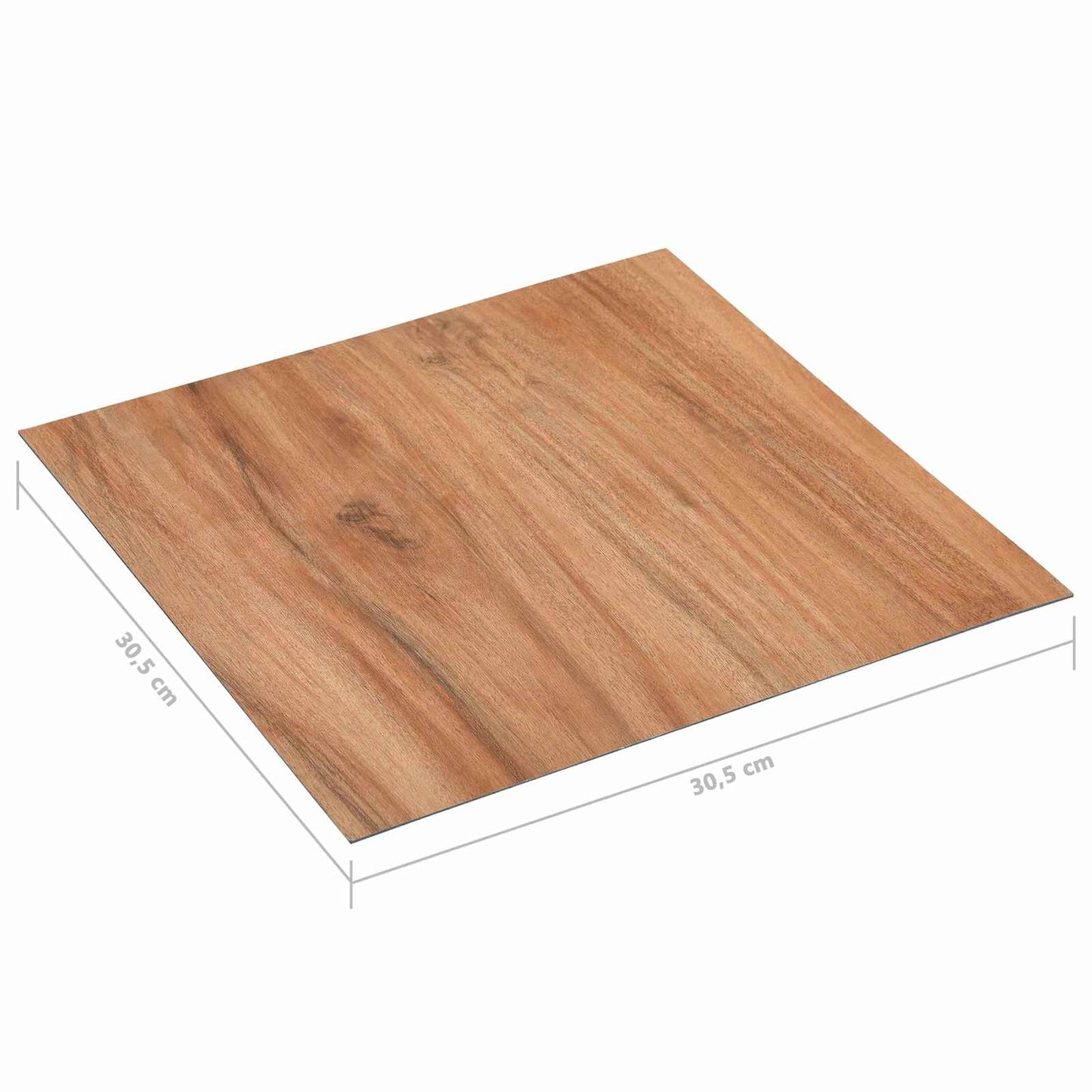 Flooring Planks 5.11 m² 55 pcs PVC Light Wood