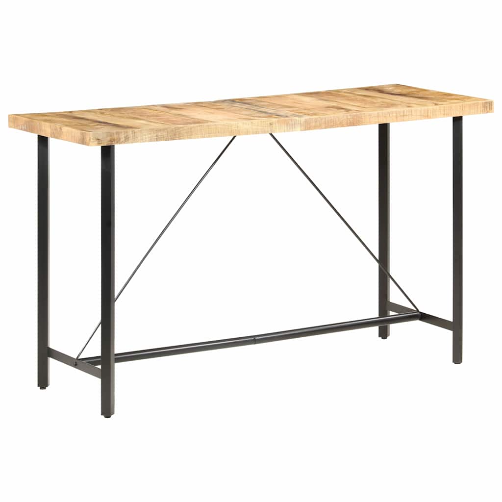 286613 vidaXL Bar Table 180x70x107 cm Rough Mango Wood