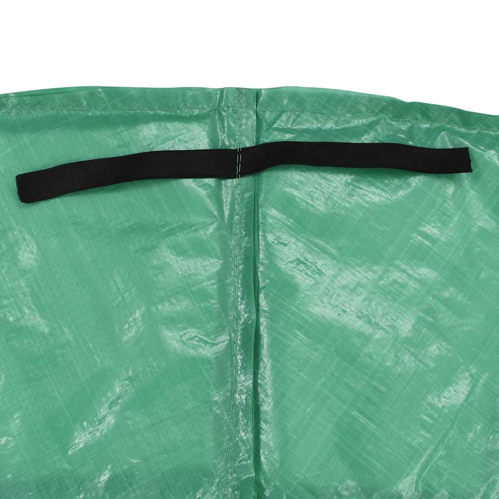92395 vidaXL Safety Pad PE Green for 13 Feet/3,96 m Round Trampoline