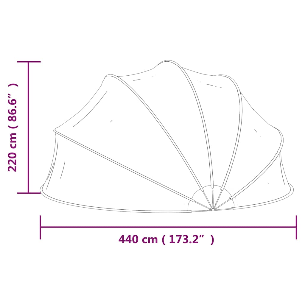 Pool Dome 440x220 cm