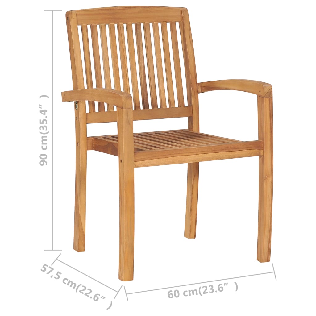 Stacking Dining Chair | Set of 2
