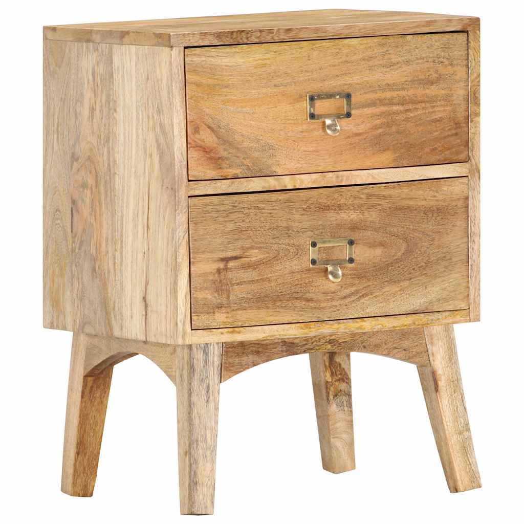 286464 vidaXL Bedside Cabinet 40x35x55 cm Solid Mango Wood