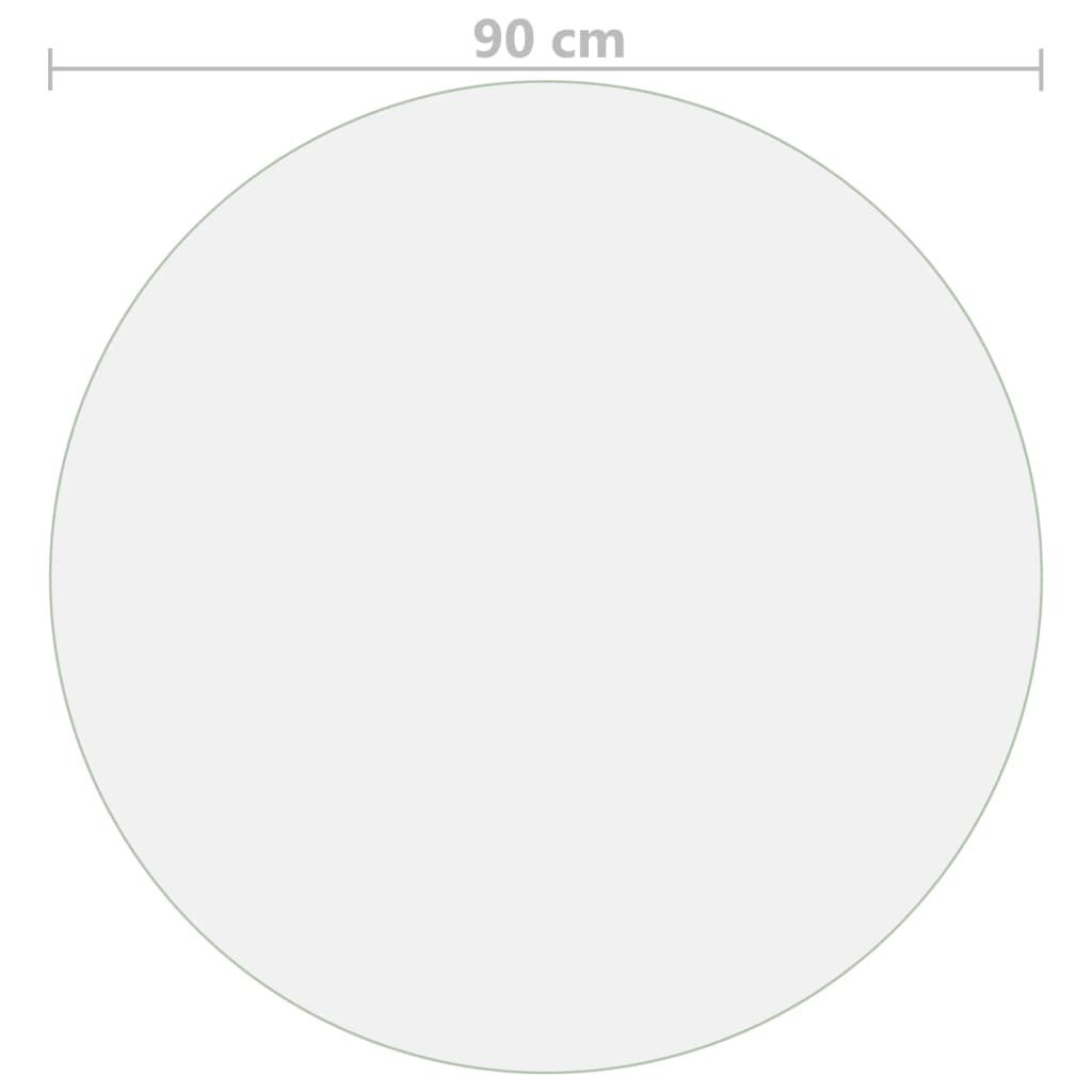 Table Protector Matte Ø 90 cm 2 mm PVC