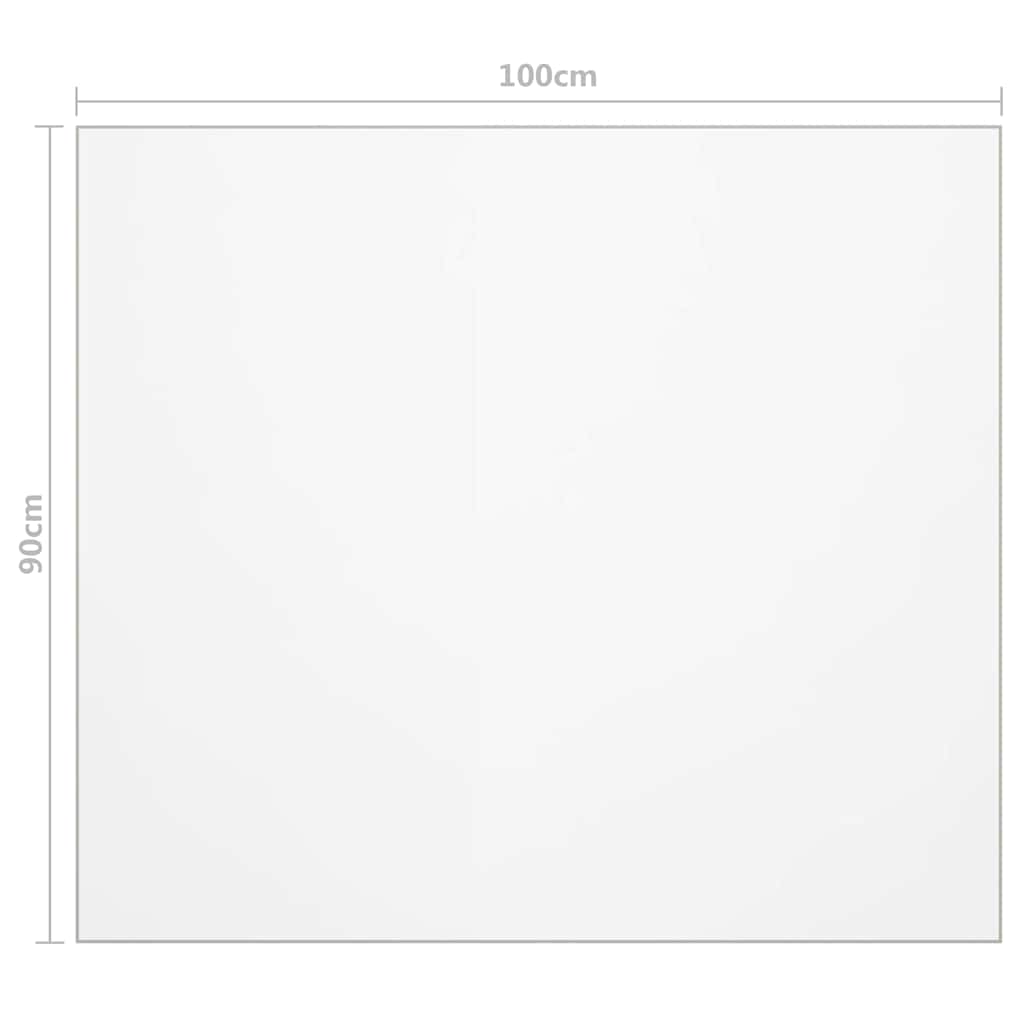 Table Protector Transparent 100x90 cm 1.6 mm PVC
