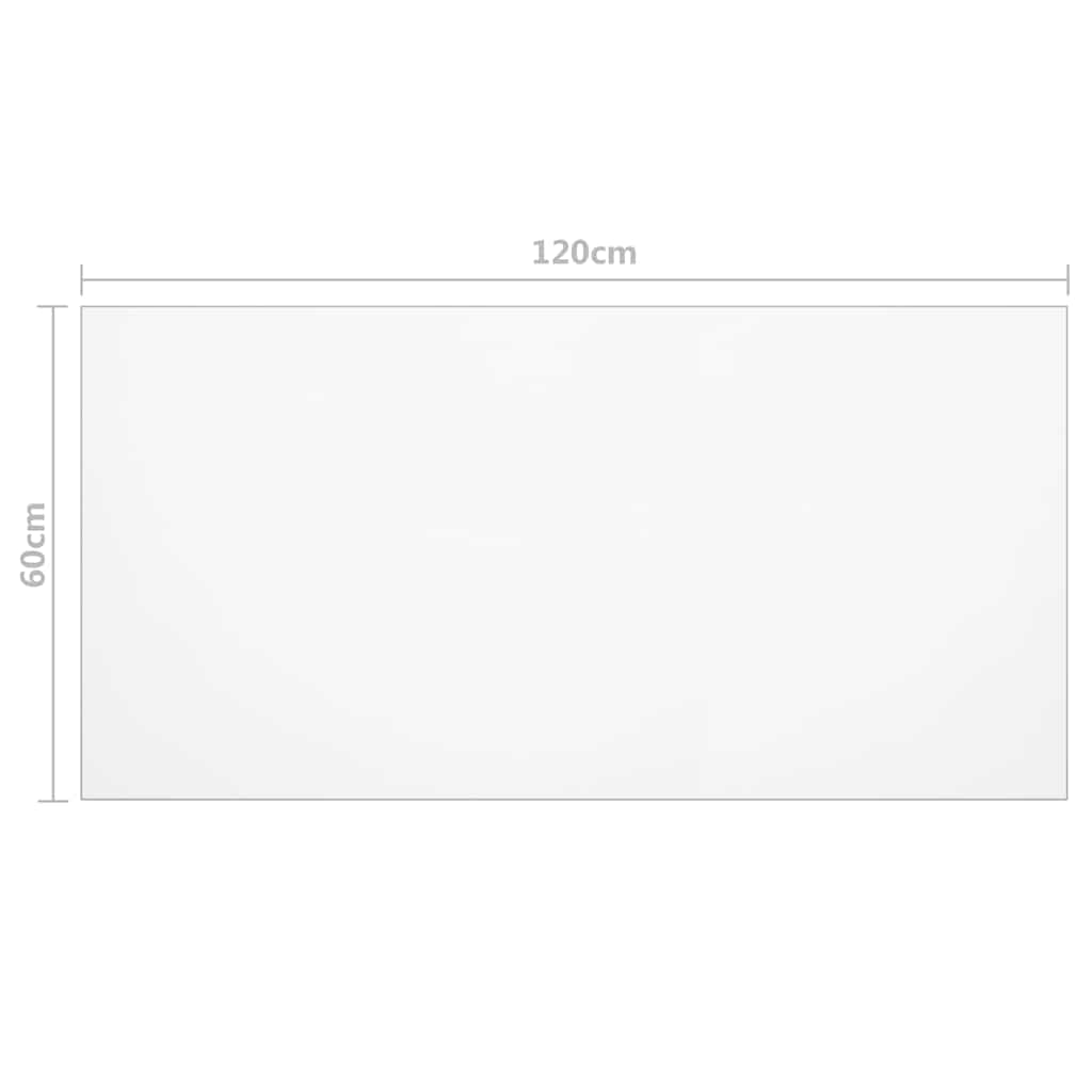 Table Protector Transparent 120x60 cm 1.6 mm PVC