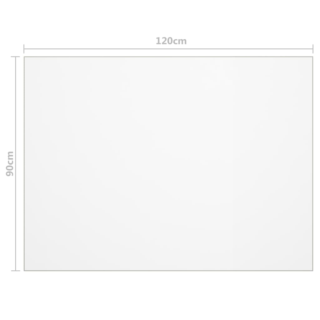 Table Protector Matt 120x90 cm 1.6 mm PVC