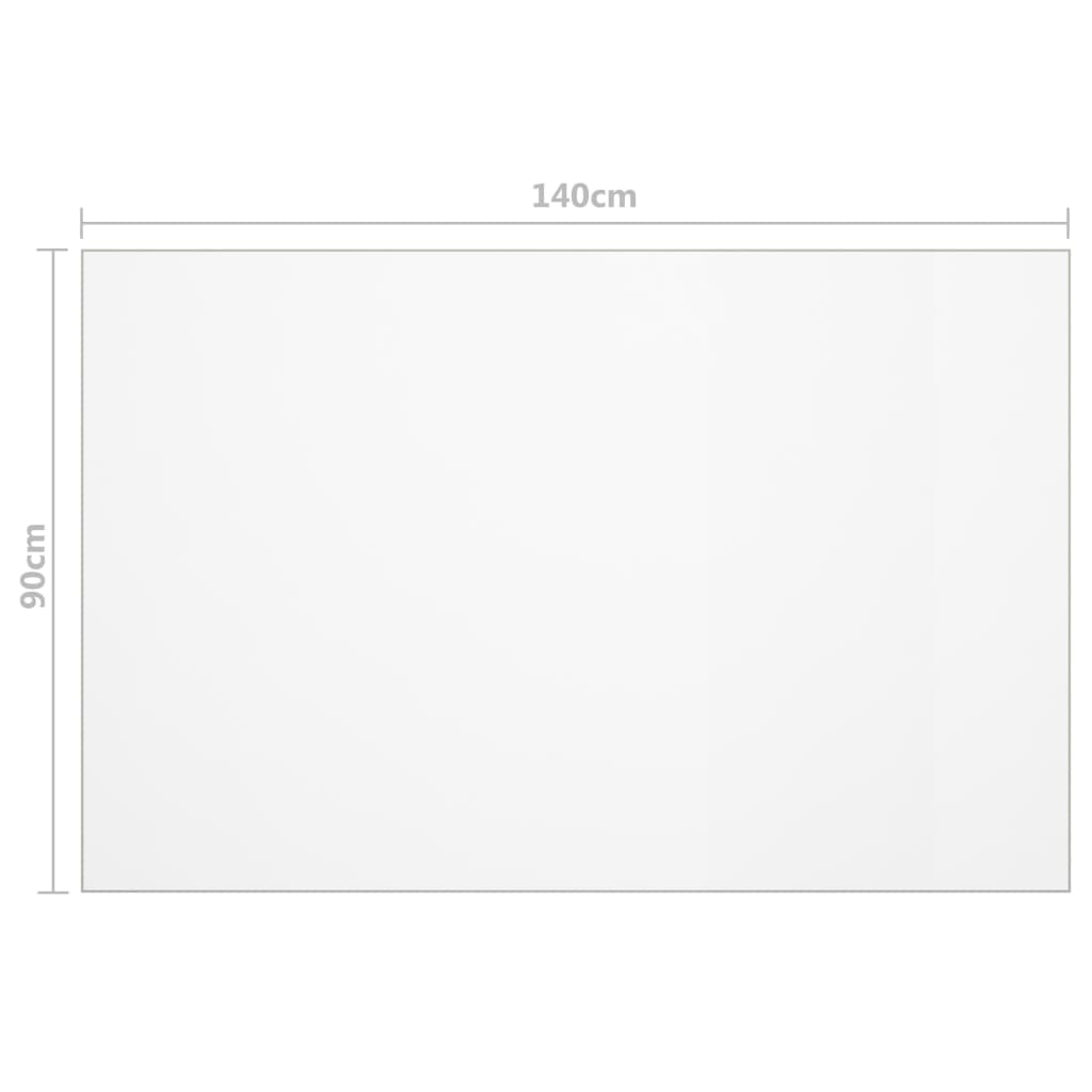 Table Protector Transparent 140x90 cm 1.6 mm PVC