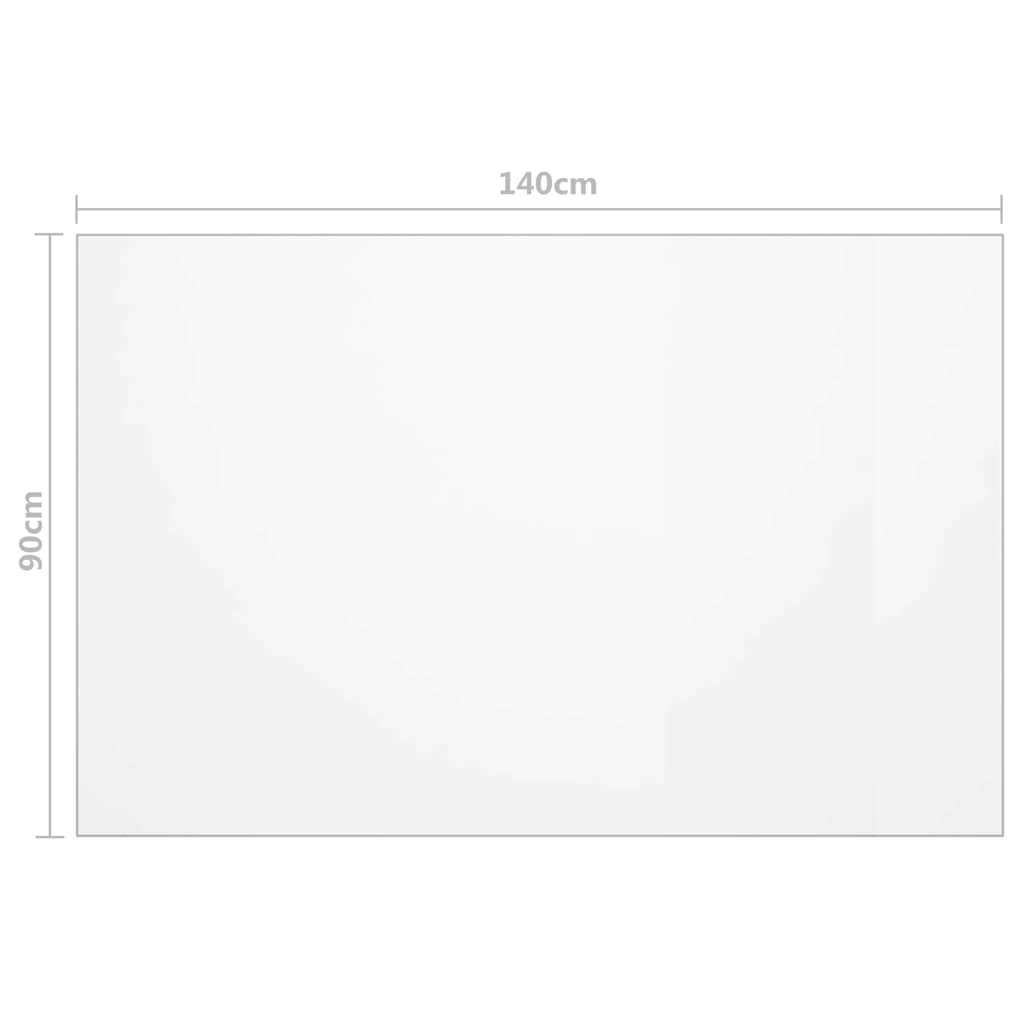 Table Protector Matt 140x90 cm 1.6 mm PVC
