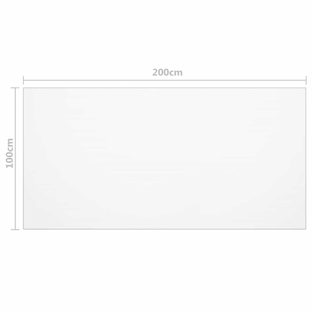 Table Protector Transparent 200x100 cm 1.6 mm PVC