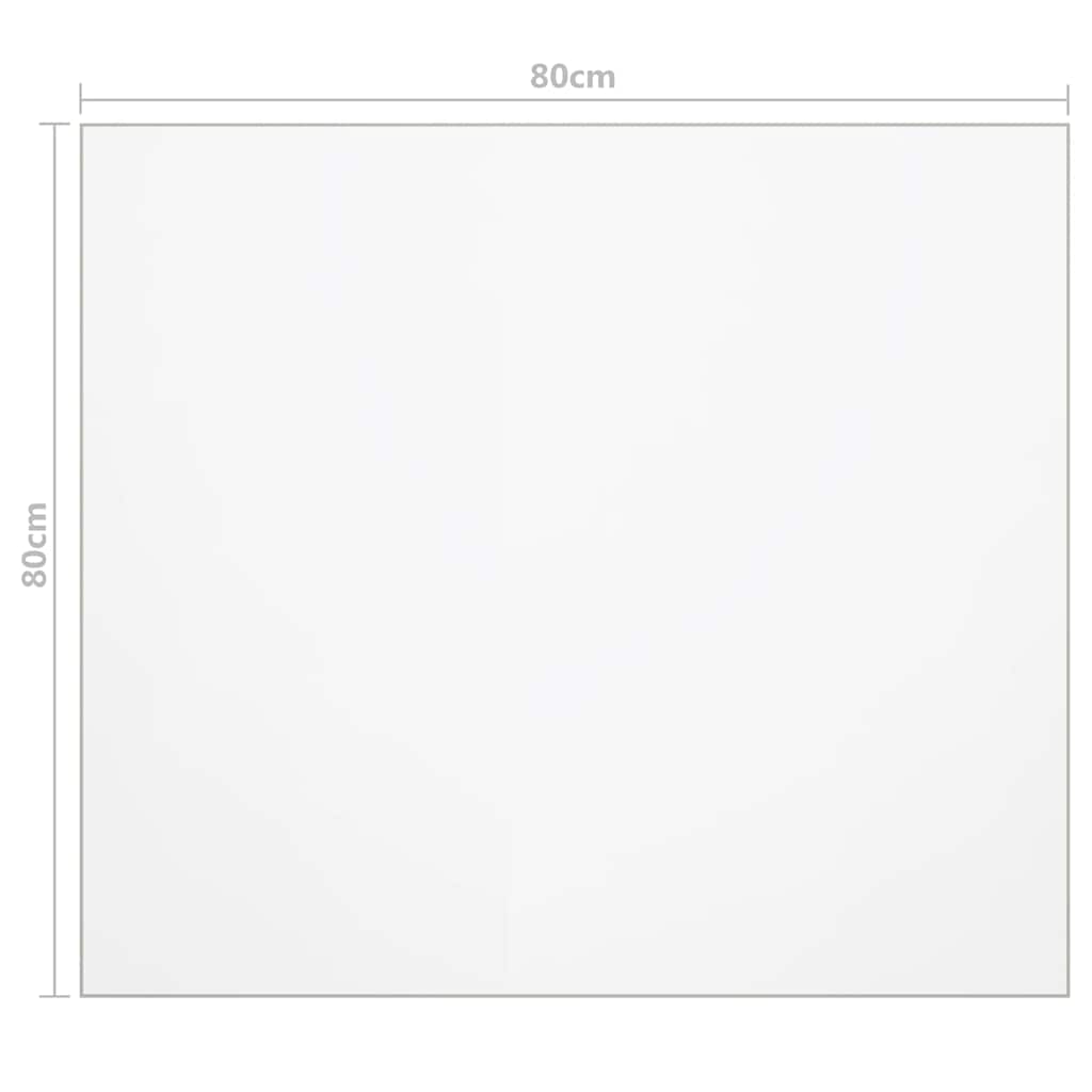 Table Protector Matt 80x80 cm 1.6 mm PVC