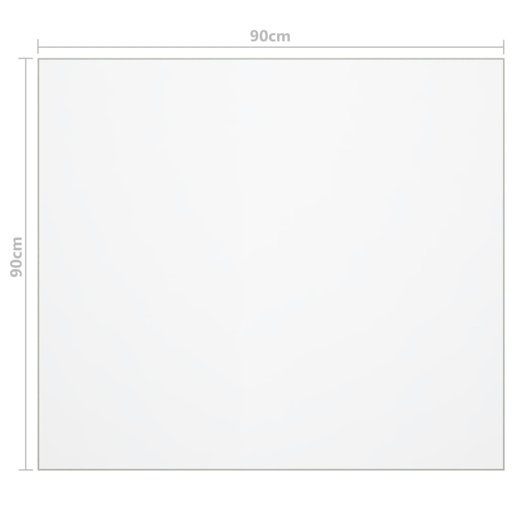 Table Protector Matt 90x90 cm 1.6 mm PVC