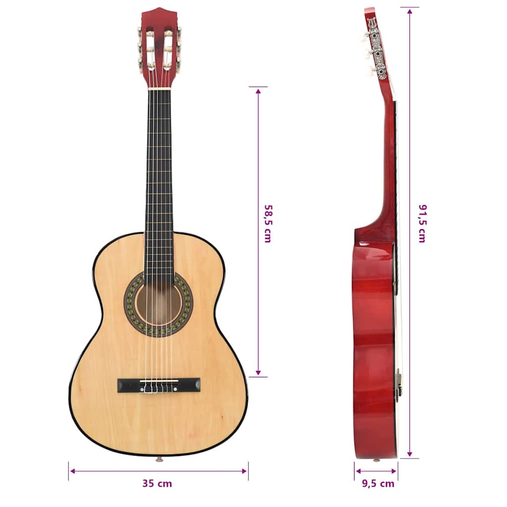 Classical Guitar for Beginner and Kid 3/4 36" Basswood