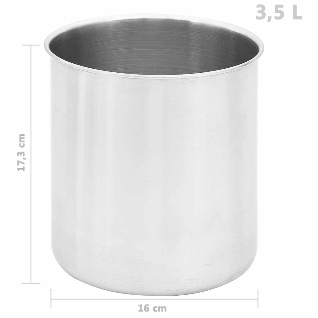 51234 vidaXL Sauce Dispenser Stainless Steel 3 x 3,5 L