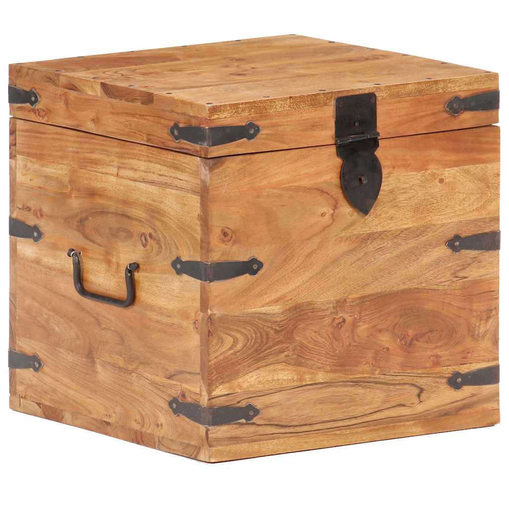 289639 vidaXL Chest 40x40x40 cm Solid Acacia Wood