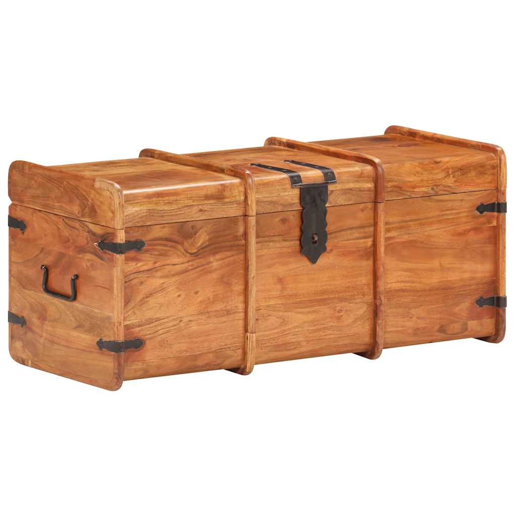 Storage Chest 90x40x40 cm Solid Acacia Wood