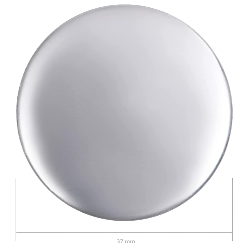 30159 vidaXL Pinback Button Parts 500 Sets 37 mm