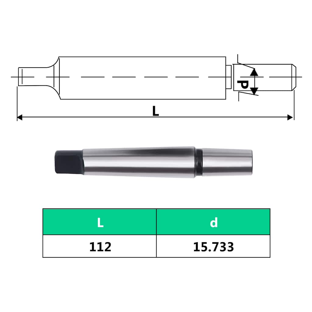 Quick Release Drill Chuck MT2-B16 13 mm Clamping Range 1-13B16