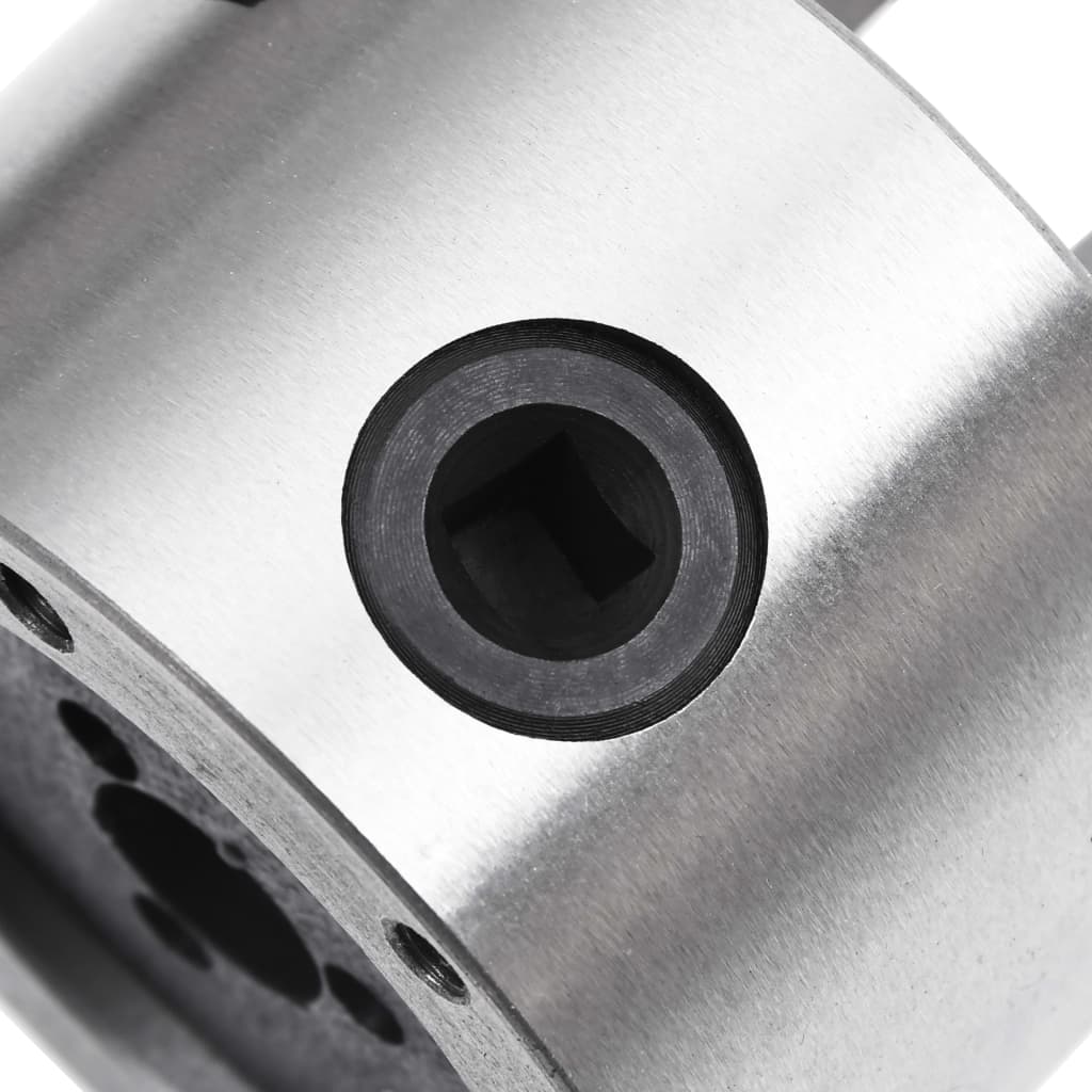 146705 vidaXL 3 Jaw Self-Centering Lathe Chuck 100 mm Steel