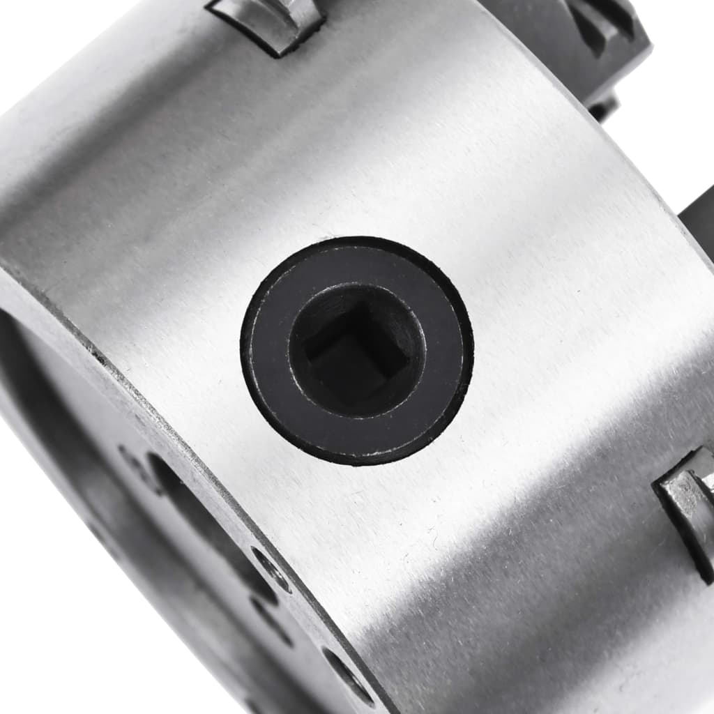 146709 vidaXL 4 Jaw Self-Centering Lathe Chuck 100 mm Steel