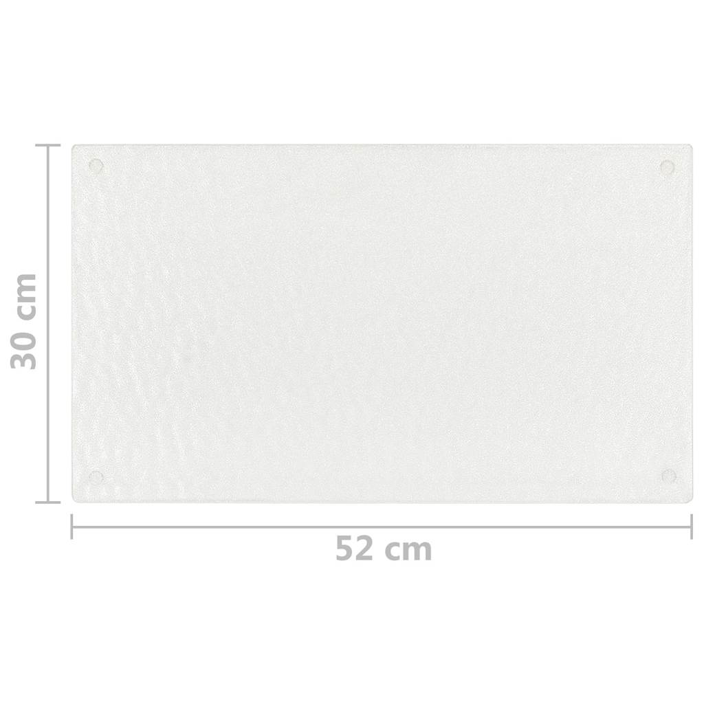 322289 vidaXL Chopping Boards 2 pcs Transparent Bubbles Pattern Tempered Glass