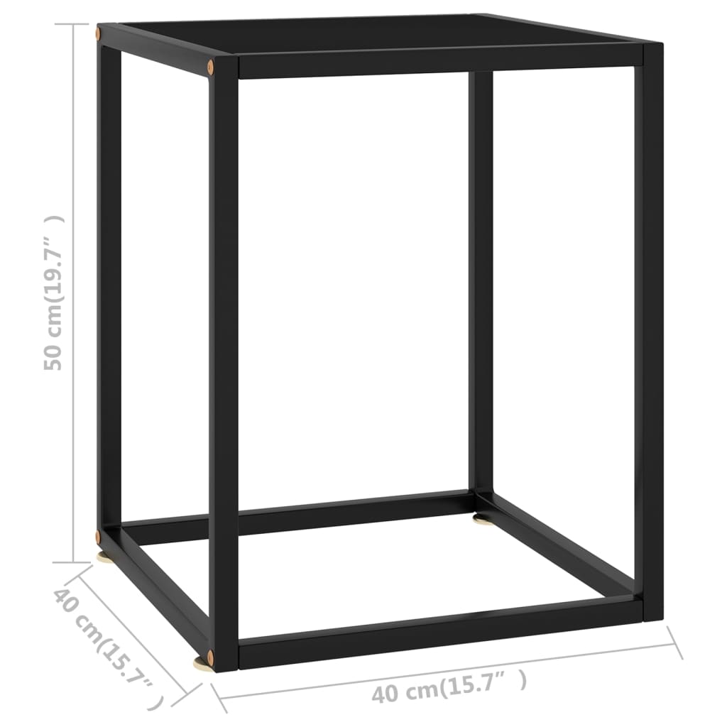 Coffee Table | Black | Tempered glass | Small | Durable | Coffee Table