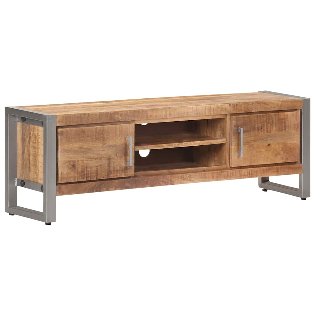323486 vidaXL TV Cabinet 120x30x40 cm Rough Mango Wood