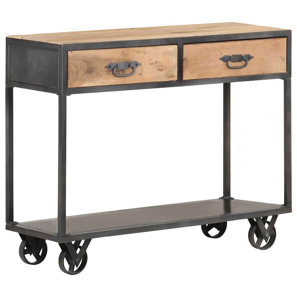 323516 vidaXL Console Table 90x35x74 cm Solid Reclaimed Wood