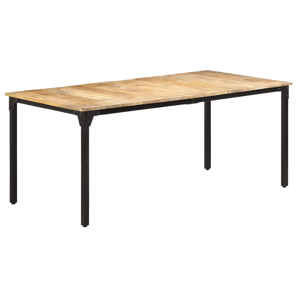 321975 vidaXL Dining Table 180x90x76 cm Rough Mango Wood