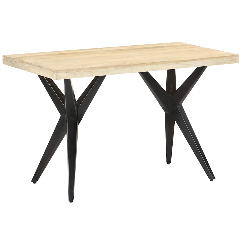 323560 vidaXL Dining Table 120x60x76 cm Solid Mango Wood