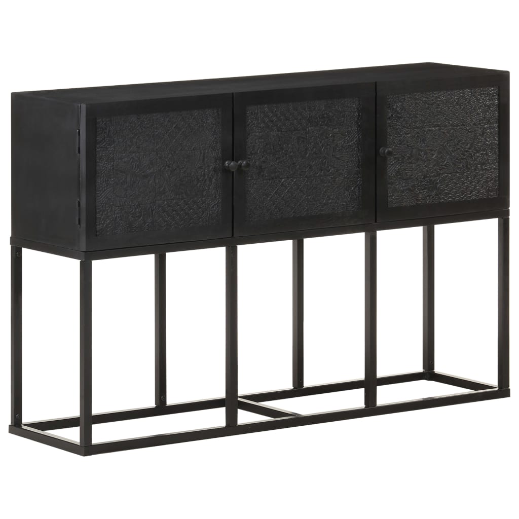 323579 vidaXL Sideboard 115x30x76 cm Solid Mango Wood