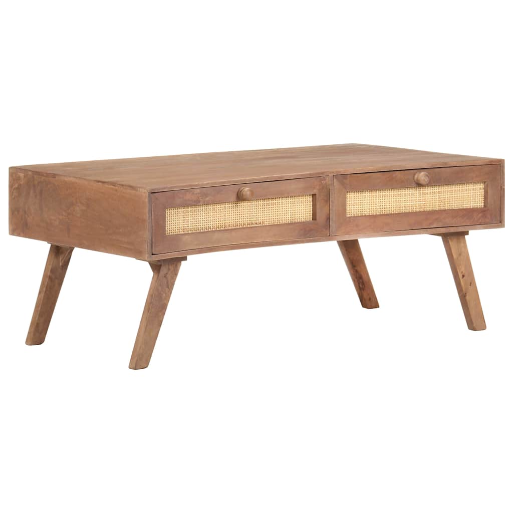 323599 vidaXL Coffee Table 100x60x40 cm Solid Mango Wood