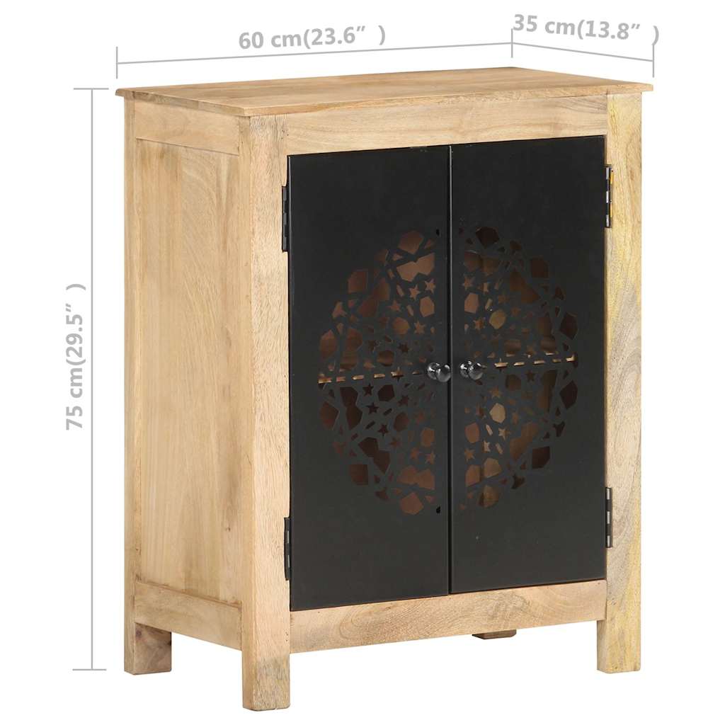 323600 vidaXL Sideboard 60x35x75 cm Solid Mango Wood