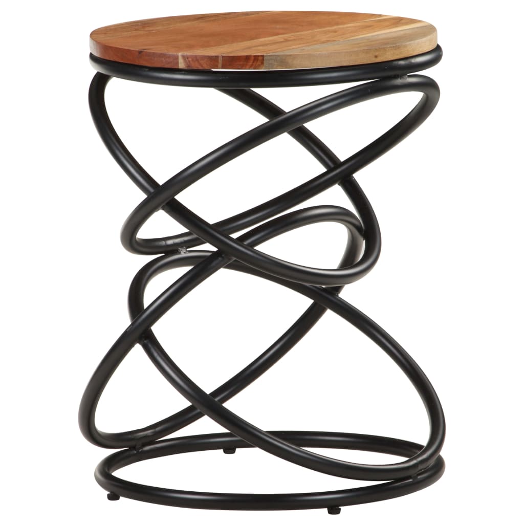 321059 vidaXL End Table 40x40x52 cm Solid Acacia Wood