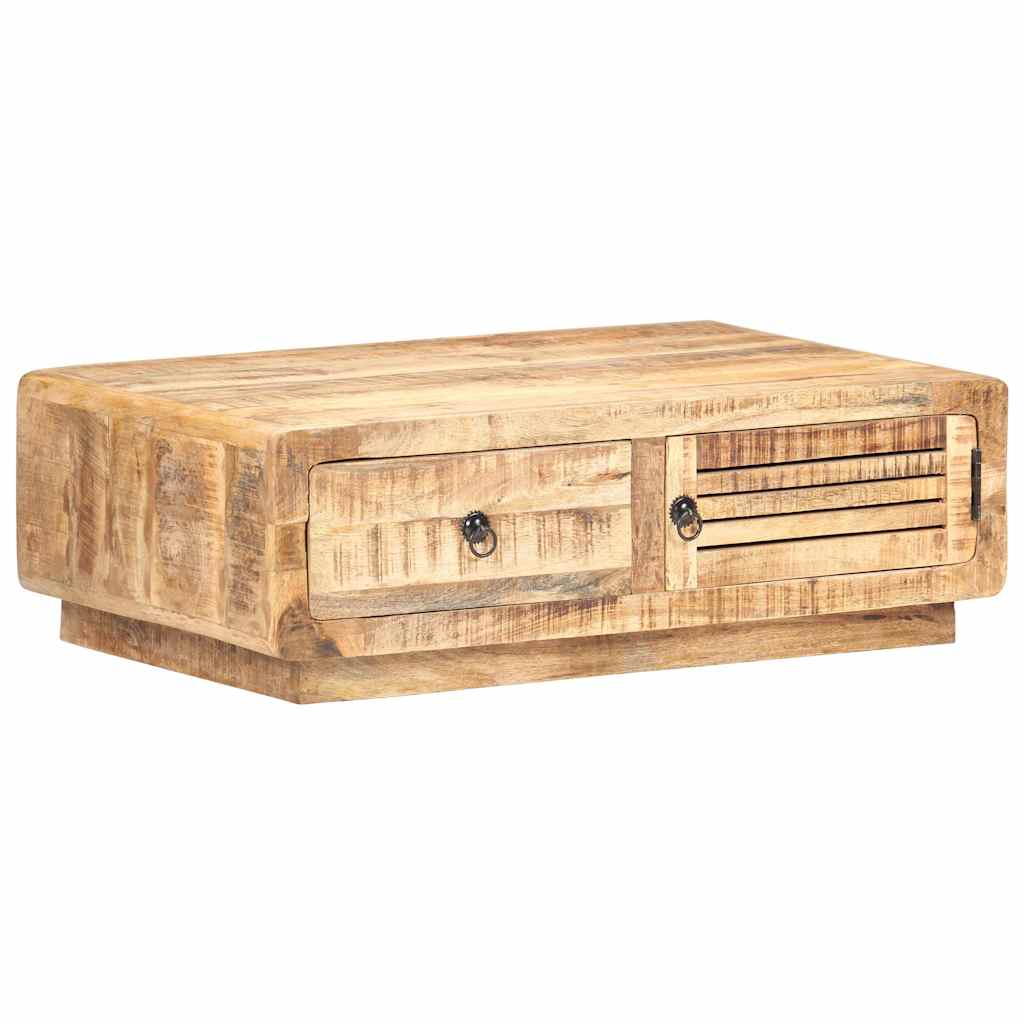 320458 vidaXL Coffee Table 90x60x29 cm Rough Mango Wood