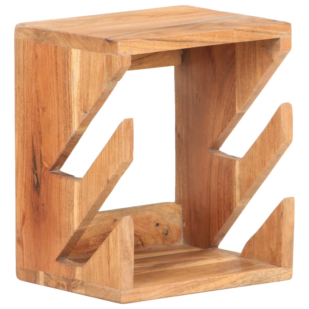320482 vidaXL Wall Mounted Skateboard Holder 25x20x30 cm Solid Acacia Wood