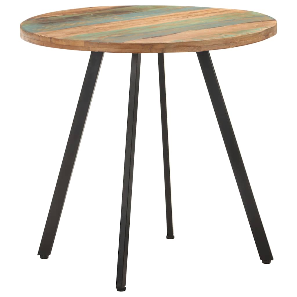 320484 vidaXL Dining Table 80 cm Solid Reclaimed Wood