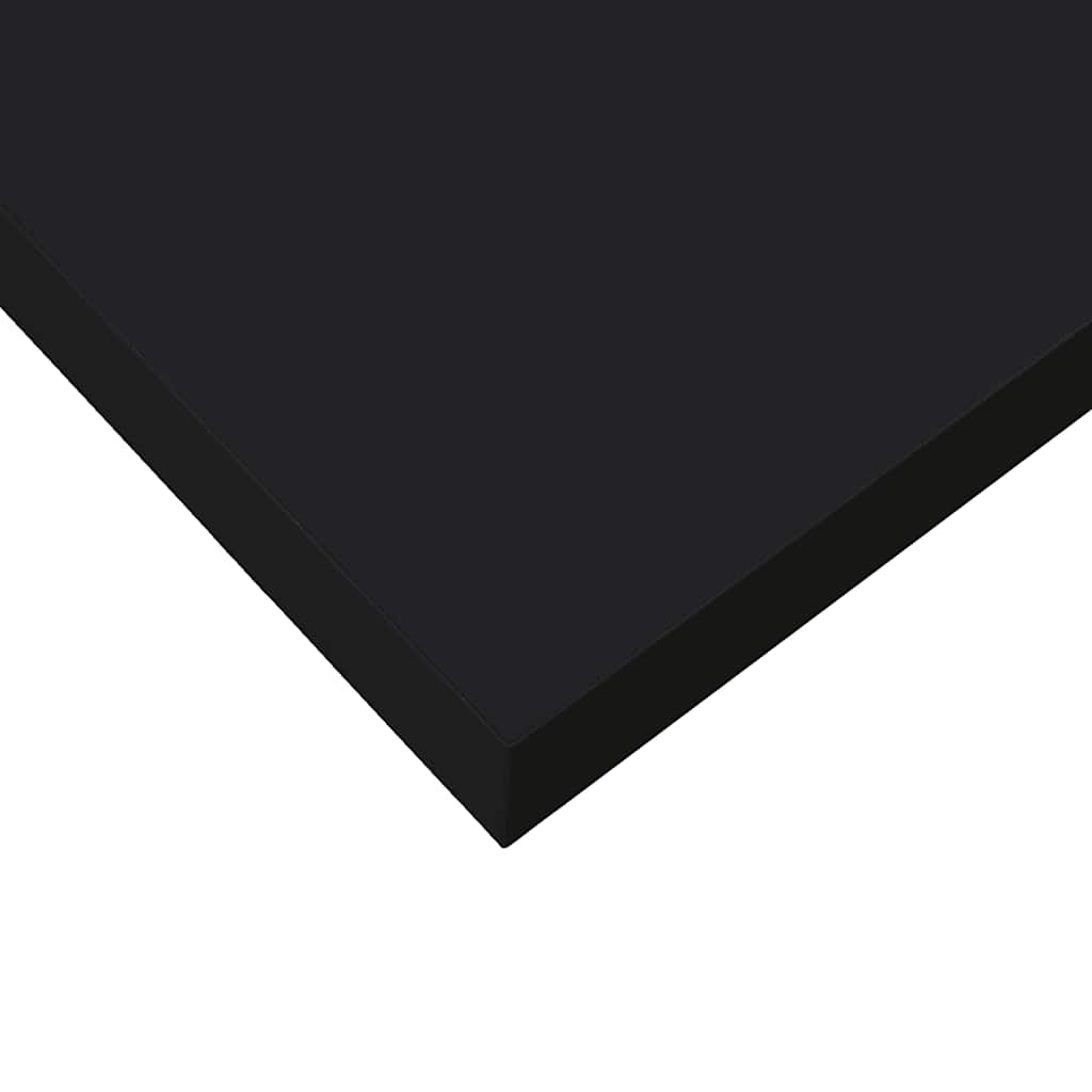 Floating Wall Shelf High Gloss Black 80x23,5x3,8 cm MDF