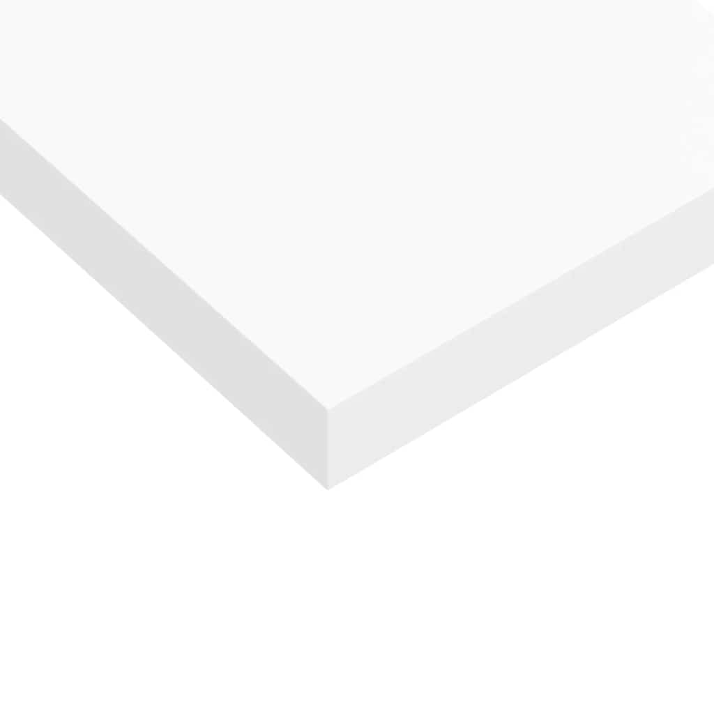 Floating Wall Shelf White 40x23.5x3.8 cm MDF